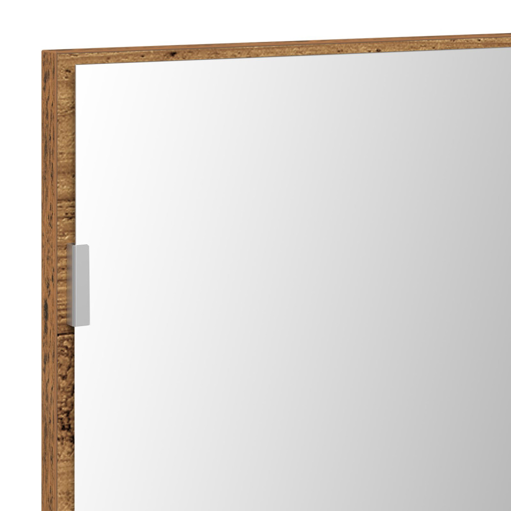 Produktbild för Spegel Gammalt trä 80 x 37 cm Glas och konstruerat trä