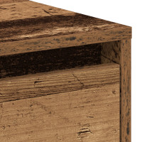 Produktbild för Nattduksbord Gammalt trä 45 x 34 x 44 cm Konstruerat trä