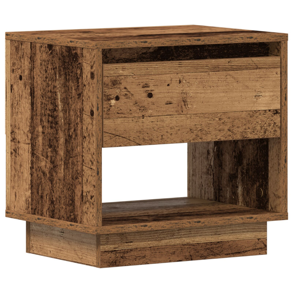 Produktbild för Nattduksbord 2 pcs Gammalt trä 45 x 34 x 44 cm Konstruerat trä