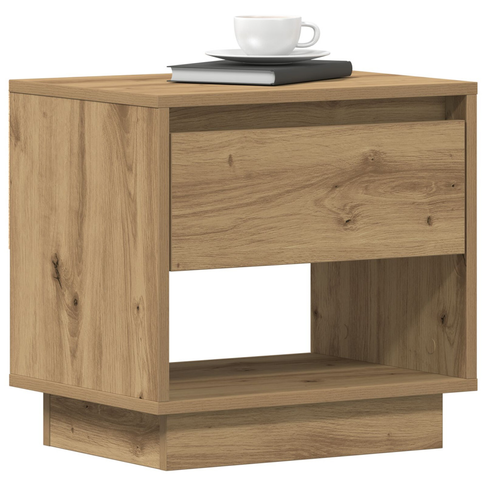 Produktbild för Nattduksbord Artisan Ek 45 x 34 x 44 cm Konstruerat trä