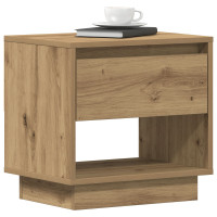 Produktbild för Nattduksbord 2 pcs Artisan Ek 45 x 34 x 44 cm Konstruerat trä