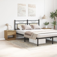 Produktbild för Nattduksbord 2 pcs Artisan Ek 45 x 34 x 44 cm Konstruerat trä
