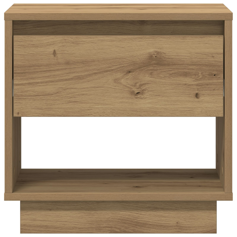 Produktbild för Nattduksbord 2 pcs Artisan Ek 45 x 34 x 44 cm Konstruerat trä