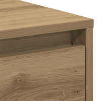 Produktbild för Nattduksbord 2 pcs Artisan Ek 45 x 34 x 44 cm Konstruerat trä