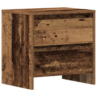 Produktbild för Nattduksbord med låda 2 pcs Gammalt trä 45 x 34 x 44,5 cm