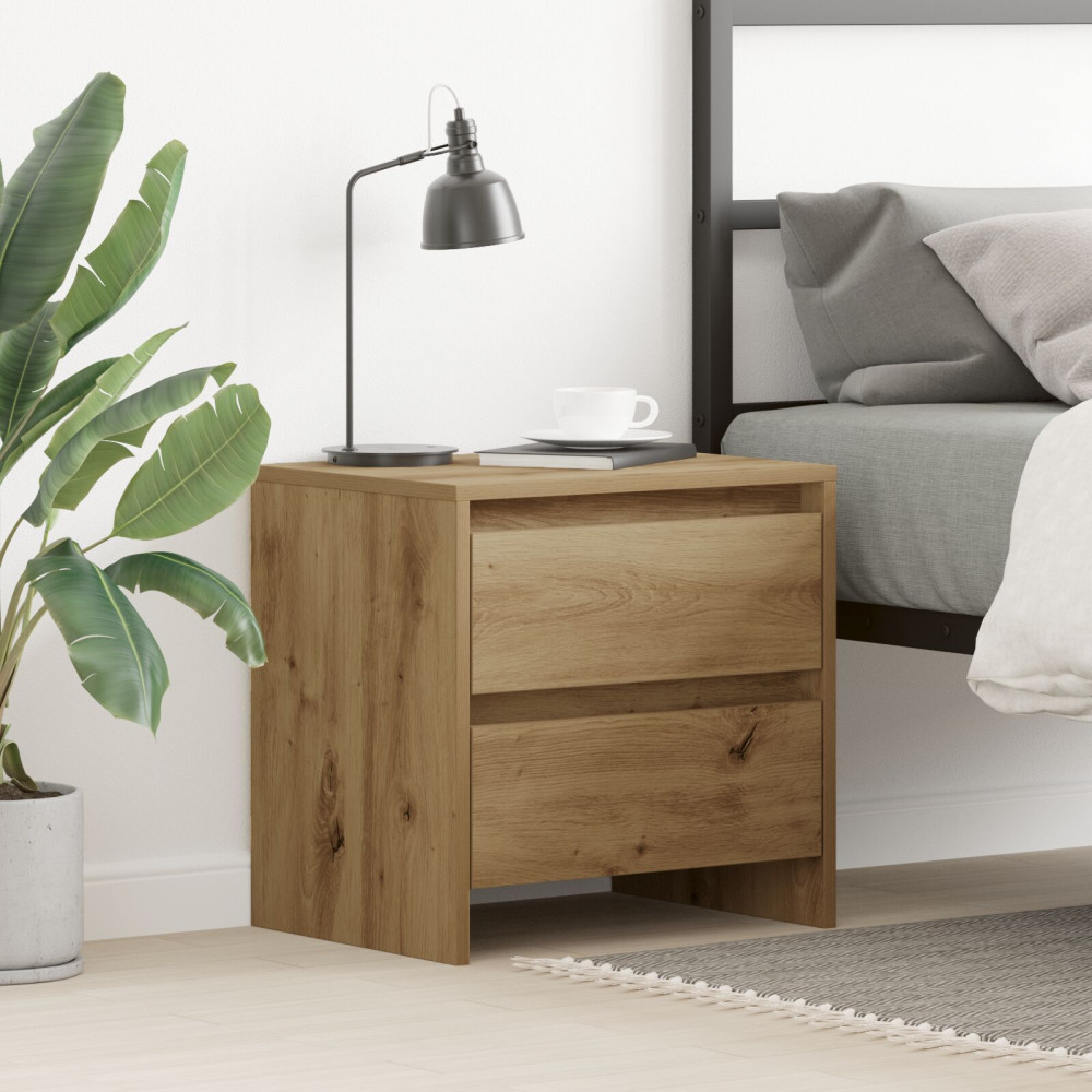 Produktbild för Nattduksbord Artisan Ek 45 x 34 x 44,5 cm Konstruerat trä