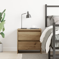 Produktbild för Nattduksbord Artisan Ek 45 x 34 x 44,5 cm Konstruerat trä