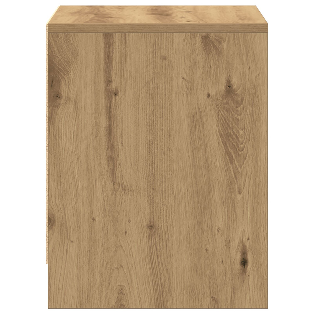 Produktbild för Nattduksbord 2 pcs Artisan Ek 45 x 34 x 44,5 cm Konstruerat trä