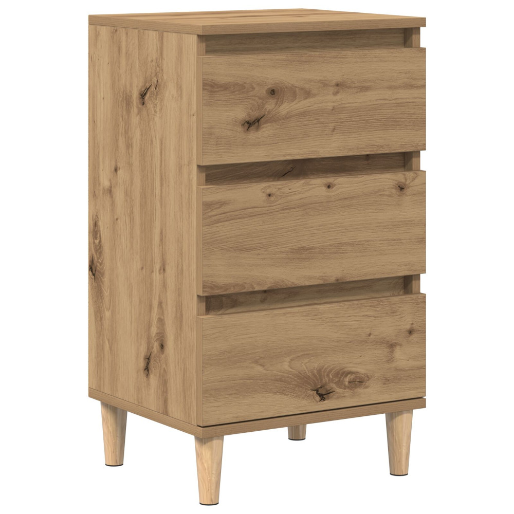 Produktbild för Nattduksbord Artisan Ek 40 x 35 x 70 cm Konstruerat trä