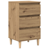 Produktbild för Nattduksbord Artisan Ek 40 x 35 x 70 cm Konstruerat trä
