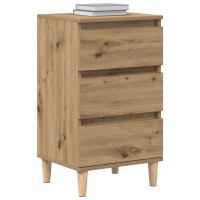 Produktbild för Nattduksbord Artisan Ek 40 x 35 x 70 cm Konstruerat trä