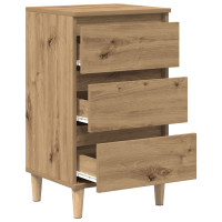 Produktbild för Nattduksbord Artisan Ek 40 x 35 x 70 cm Konstruerat trä