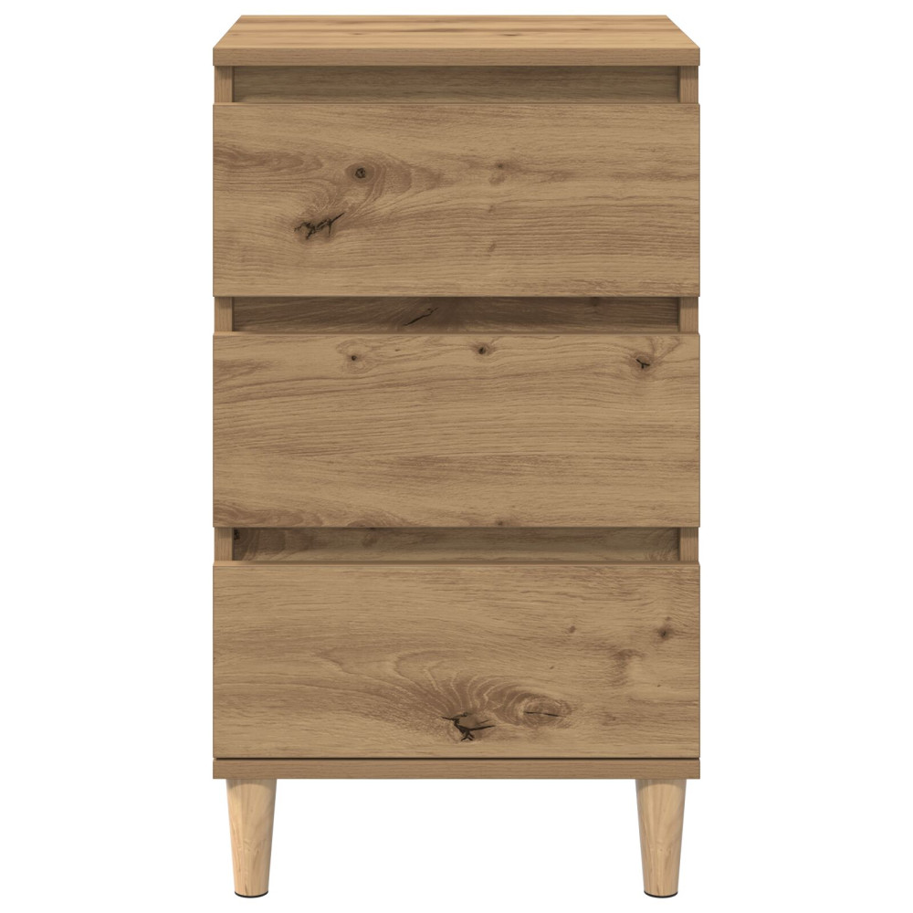 Produktbild för Nattduksbord Artisan Ek 40 x 35 x 70 cm Konstruerat trä