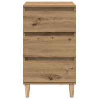 Produktbild för Nattduksbord Artisan Ek 40 x 35 x 70 cm Konstruerat trä