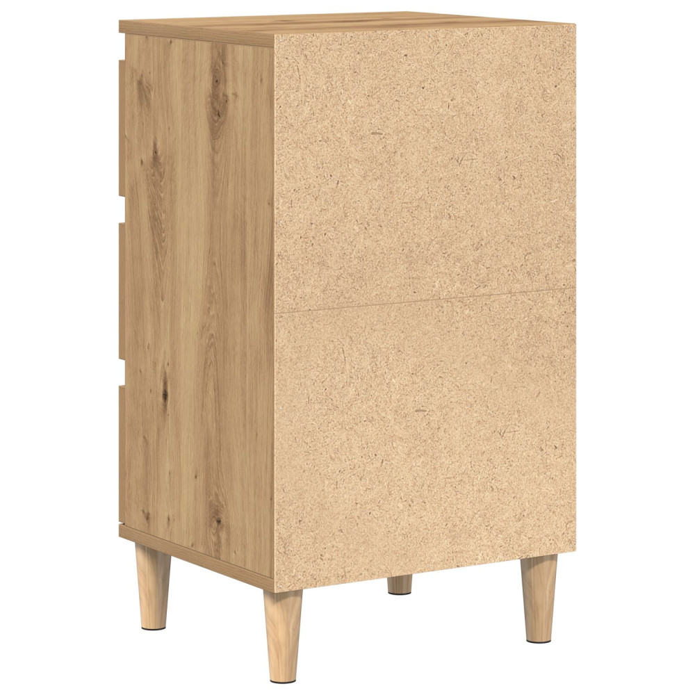 Produktbild för Nattduksbord Artisan Ek 40 x 35 x 70 cm Konstruerat trä