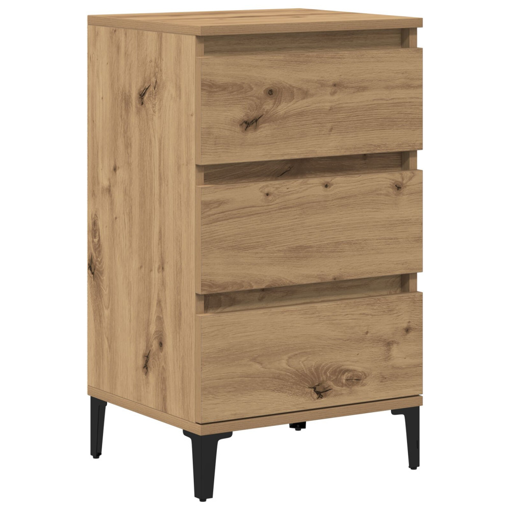 Produktbild för Nattduksbord Artisan Ek 45 x 35 x 44 cm Konstruerat trä