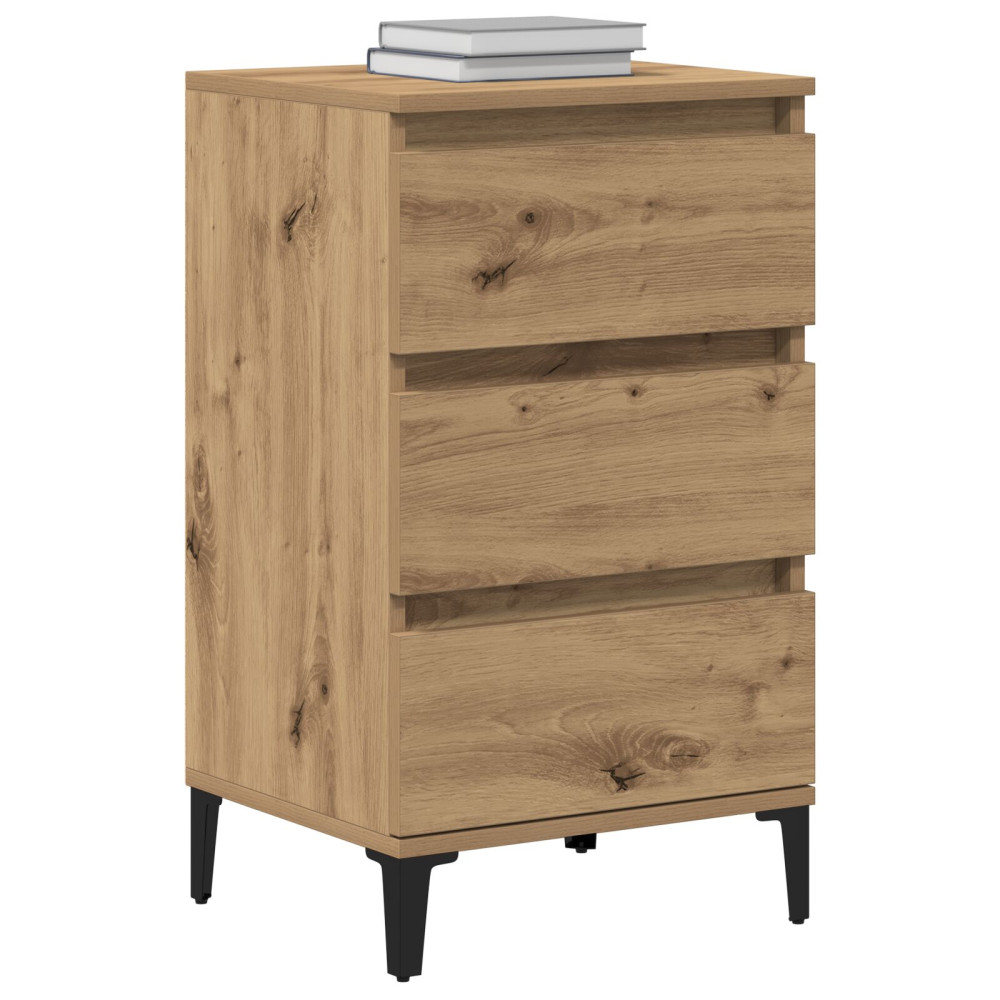 Produktbild för Nattduksbord Artisan Ek 45 x 35 x 44 cm Konstruerat trä