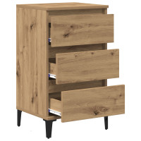 Produktbild för Nattduksbord Artisan Ek 45 x 35 x 44 cm Konstruerat trä