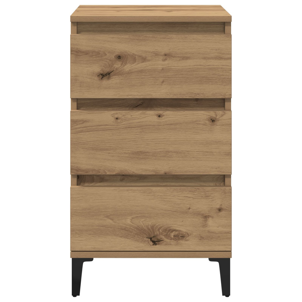 Produktbild för Nattduksbord Artisan Ek 45 x 35 x 44 cm Konstruerat trä