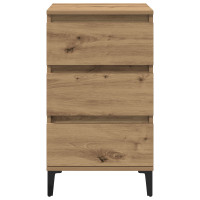 Produktbild för Nattduksbord Artisan Ek 45 x 35 x 44 cm Konstruerat trä
