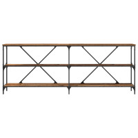 Produktbild för Konsolbord Gammalt trä 200 x 30 x 75 cm Konstruerat trä
