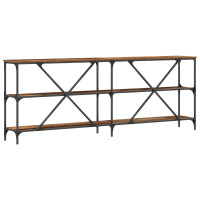 Produktbild för Konsolbord Gammalt trä 200 x 30 x 75 cm Konstruerat trä