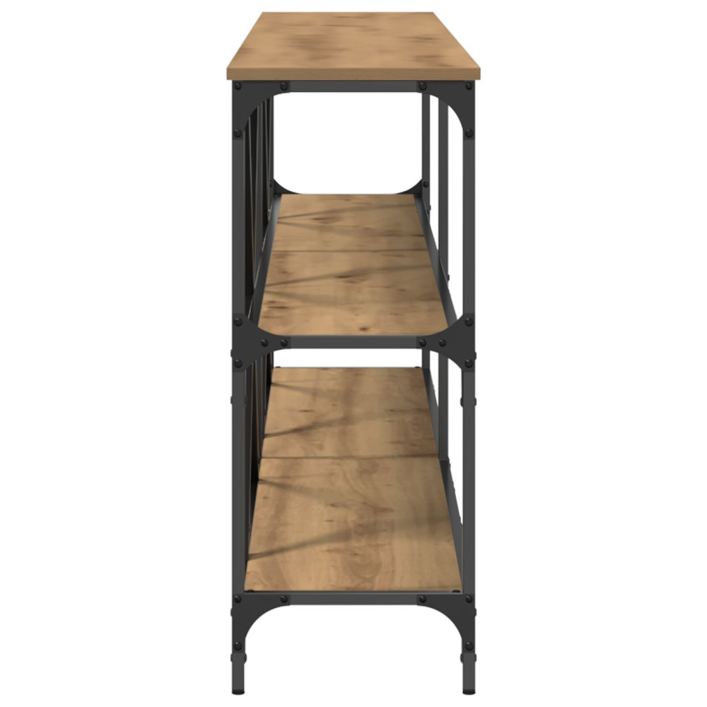 Produktbild för Konsolbord Artisan Ek 200 x 30 x 75 cm Konstruerat trä