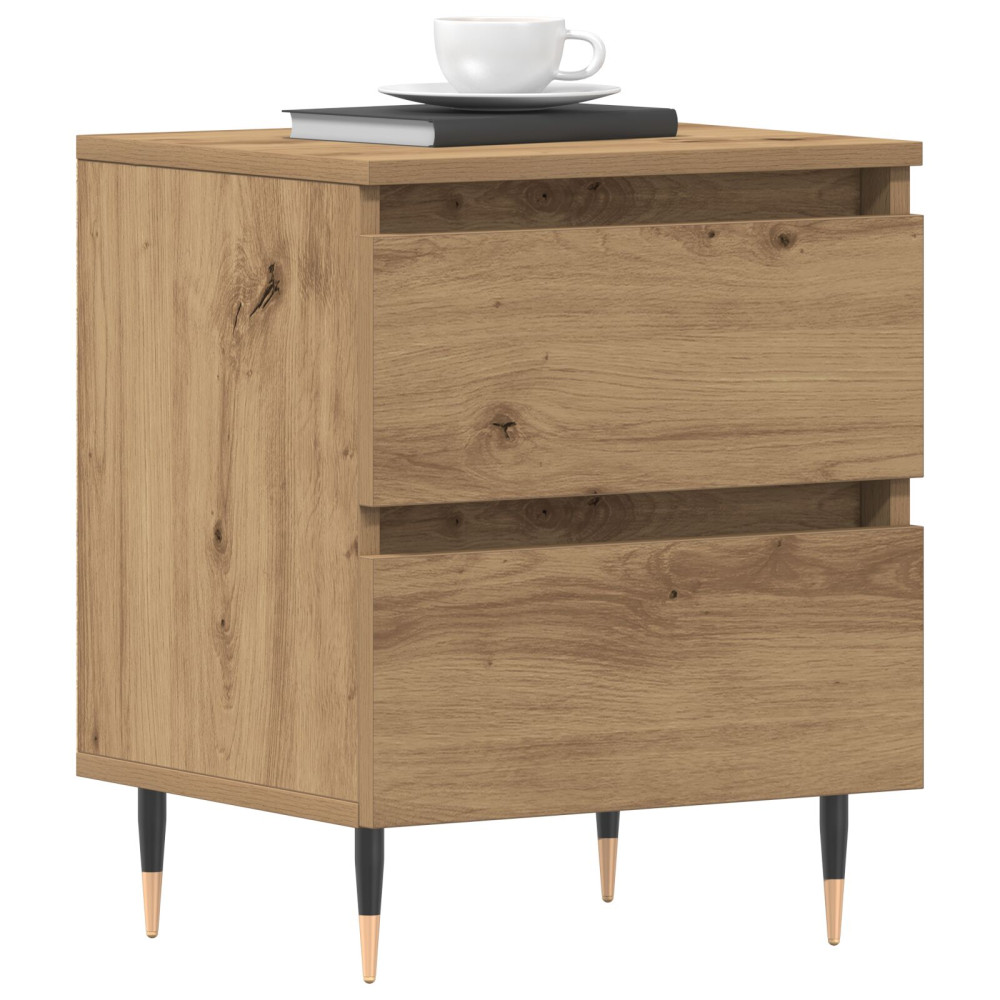 Produktbild för Nattduksbord Artisan Ek 40 x 35 x 50 cm Konstruerat trä