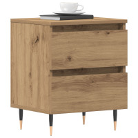 Produktbild för Nattduksbord Artisan Ek 40 x 35 x 50 cm Konstruerat trä