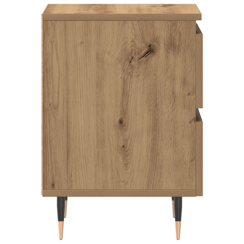 Produktbild för Nattduksbord Artisan Ek 40 x 35 x 50 cm Konstruerat trä