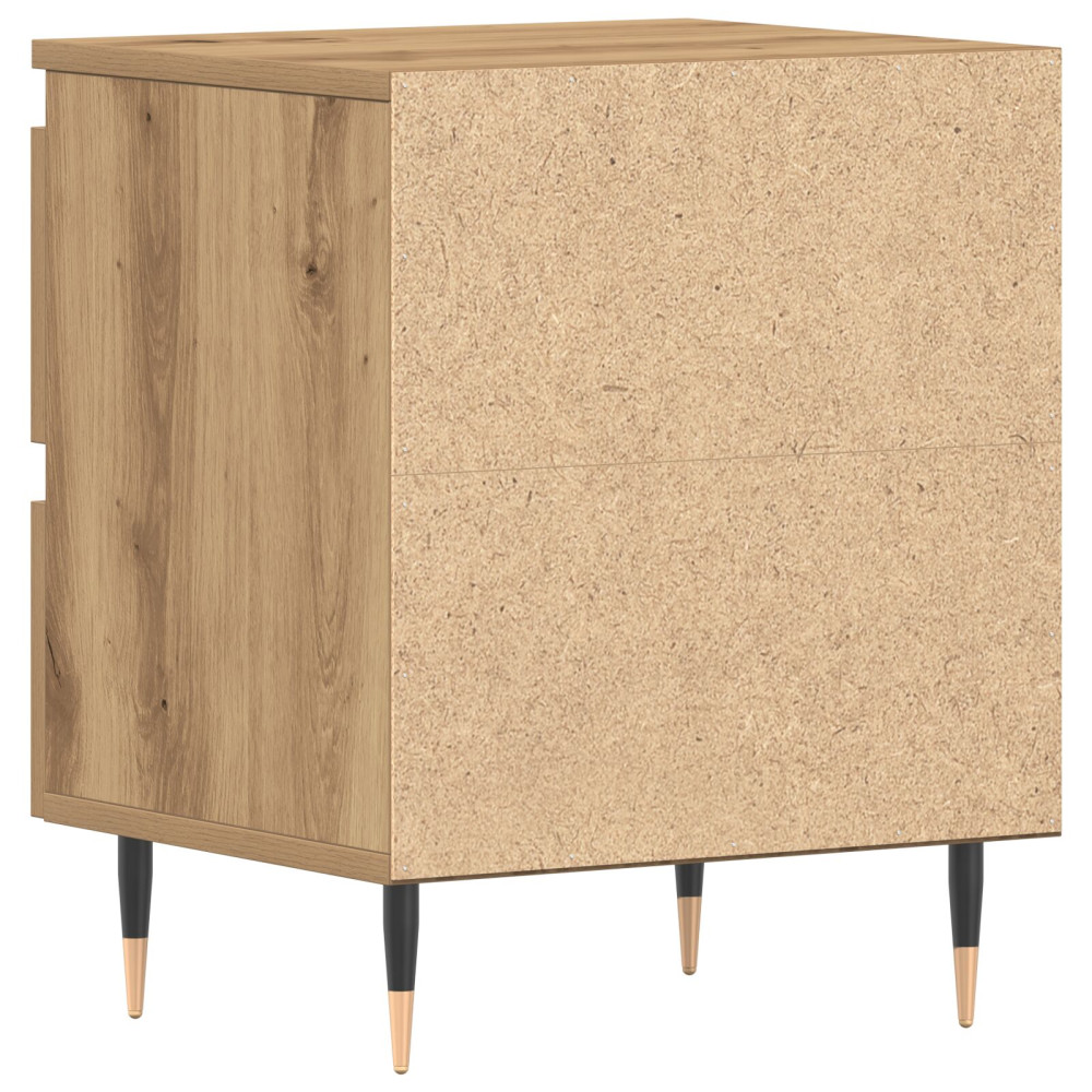 Produktbild för Nattduksbord Artisan Ek 40 x 35 x 50 cm Konstruerat trä