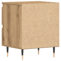 Produktbild för Nattduksbord Artisan Ek 40 x 35 x 50 cm Konstruerat trä