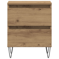 Produktbild för Nattduksbord artisan ek 40 x 35 x 50 cm Konstruerat trä