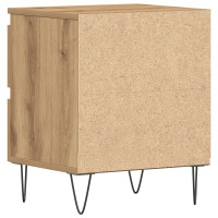 Produktbild för Nattduksbord artisan ek 40 x 35 x 50 cm Konstruerat trä