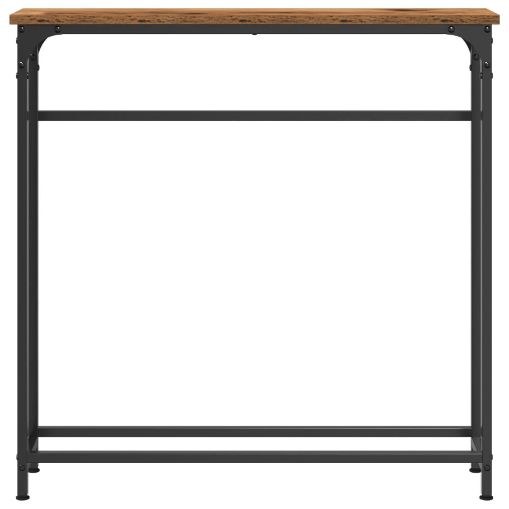 Produktbild för Konsolbord Gammalt trä 75 x 19,5 x 75 cm Konstruerat trä