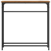 Produktbild för Konsolbord Gammalt trä 75 x 19,5 x 75 cm Konstruerat trä