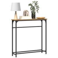 Produktbild för Konsolbord Artisan Ek 75 x 19,5 x 75 cm Konstruerat trä