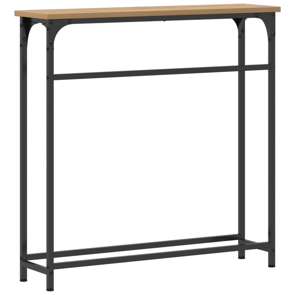 Produktbild för Konsolbord Artisan Ek 75 x 19,5 x 75 cm Konstruerat trä