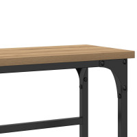 Produktbild för Konsolbord Artisan Ek 75 x 19,5 x 75 cm Konstruerat trä
