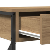 Produktbild för Konsol Bord med låda med hylla artisan ek 75 x 28 x 75 cm