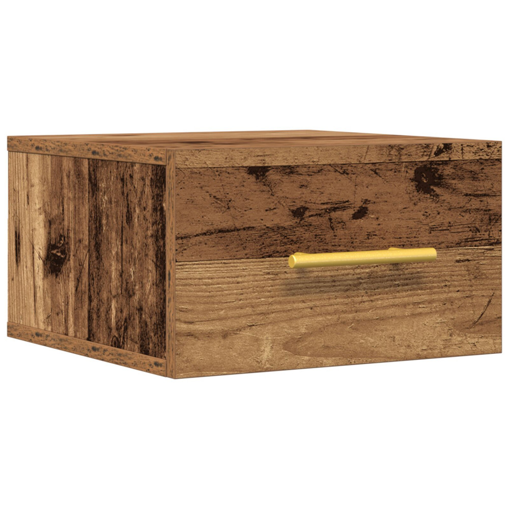 Produktbild för Nattduksbord Gammalt trä 35 x 35 x 20 cm Konstruerat trä