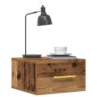 Produktbild för Nattduksbord Gammalt trä 35 x 35 x 20 cm Konstruerat trä