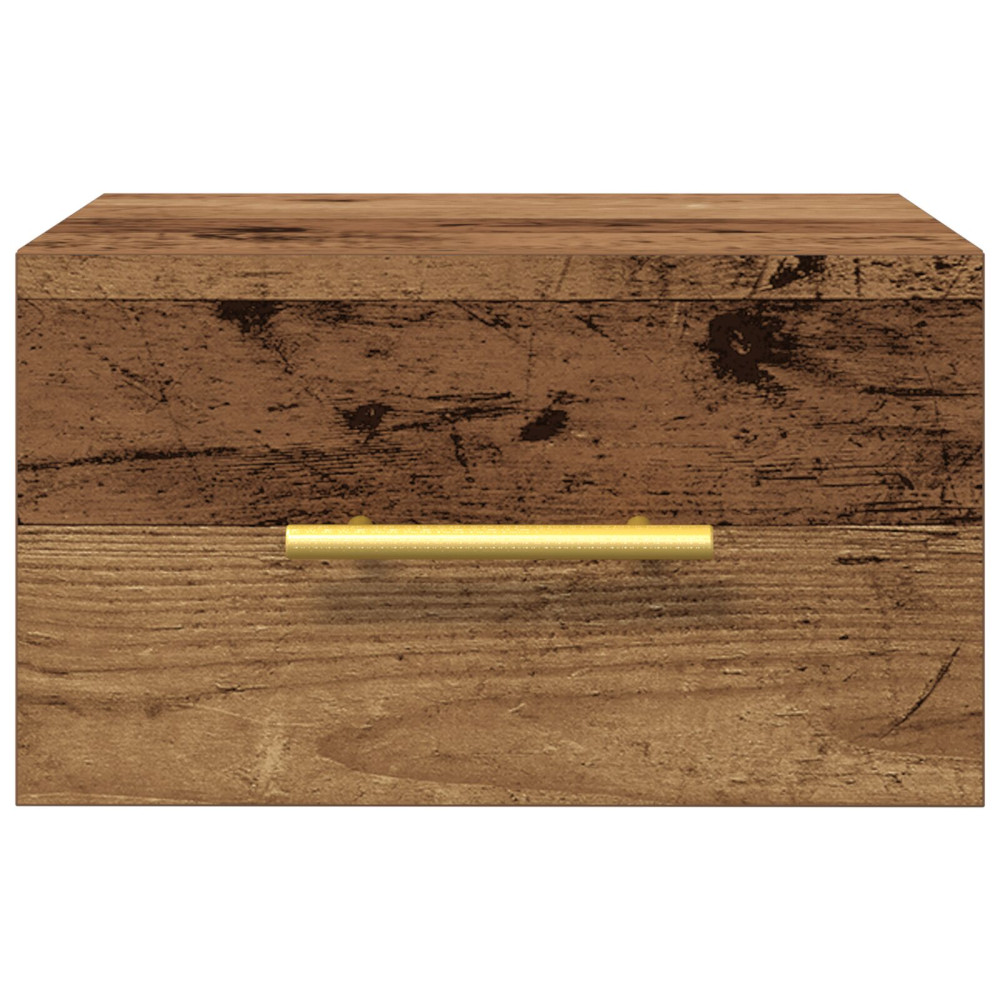 Produktbild för Nattduksbord Gammalt trä 35 x 35 x 20 cm Konstruerat trä