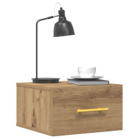 Produktbild för Nattduksbord Artisan Ek 35 x 35 x 20 cm Konstruerat trä