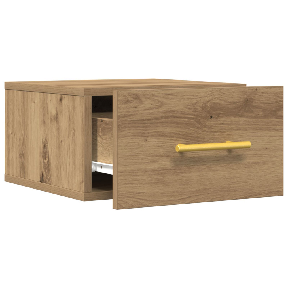 Produktbild för Nattduksbord Artisan Ek 35 x 35 x 20 cm Konstruerat trä