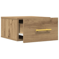 Produktbild för Nattduksbord 2 pcs Artisan Ek 35 x 35 x 20 cm Konstruerat trä