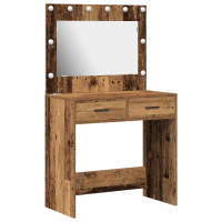 Produktbild för Smyckebord Gammalt trä 78,5 x 41 x 135 cm Konstruerat trä