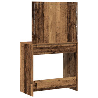 Produktbild för Smyckebord Gammalt trä 78,5 x 41 x 135 cm Konstruerat trä