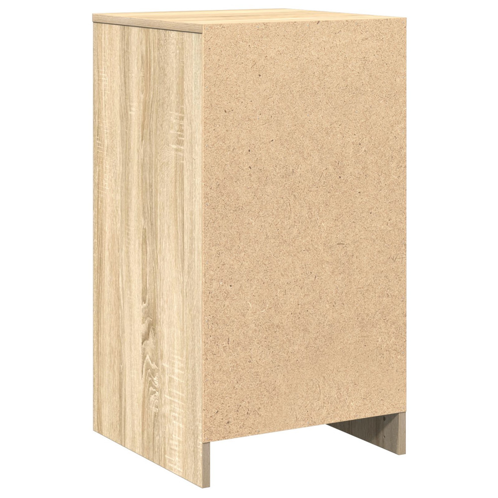 Produktbild för Sideboard med låda Sonoma ek 40 x 41 x 75 cm Konstruerat trä