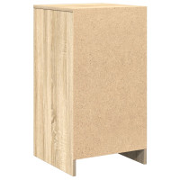 Produktbild för Sideboard med låda Sonoma ek 40 x 41 x 75 cm Konstruerat trä